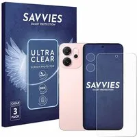 Savvies Displayschutzfolie Schutzfolie für Oppo Reno 14 F (Display+Kamera), 6 Stück, Displayschutz Schutz Folie Klar Transparent