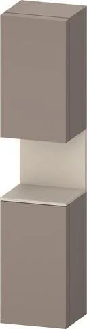 Duravit Qatego Hochschrank Basalt Matt 400x360x1760 mm - QA1346R83430010 QA1346R83430010
