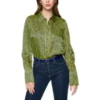 Marc Cain Langarmbluse Leolicious Premium Damenmode mit Animal Print