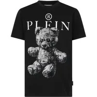 PHILIPP PLEIN T-Shirt Teddy Mit Schmucksteinen