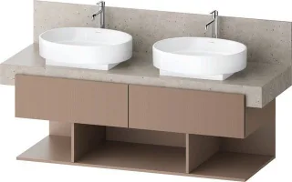 Duravit Balcoon Konsolen-Waschtischunterschrank 1400 H522 ohne Fach 3 Schubkästen  BA50480JFIF0000
