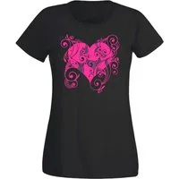 G-graphics T-Shirt Herz Slim-fit Damen T-Shirt aus unserer Pink-Purple-Collection