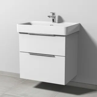 Sanipa 3way Waschtischunterbau zu Laufen Pro S Waschtisch mit 2 Auszügen, Weiß-Soft UM76743