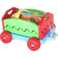 Vedes Sandeimer Nachziehwagen Eimergarn chrom