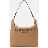Liebeskind Berlin Schultertasche Clea Hobo L, Große Hobo-Bag aus Canvas