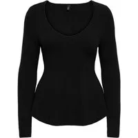 ONLY Strickpullover ONLIbi (1-tlg) Schößchen