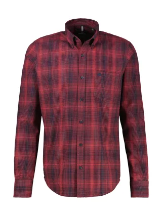 LERROS - BUTTON DOWN MAPLE RED - Gr. - XXL
