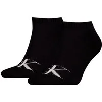 Calvin Klein Jeans Sneakersocken CKJ MEN SNEAKER 2P MONOGRAM (2-Paar, 2 Paar) komfortable Frotteesohle für zusätzlichen Komfort