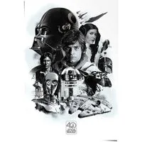 Reinders! Poster Poster Star Wars 40 Jahre, Science-Fiction (1 St)