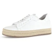 Gabor Plateausneaker, Freizeitschuh, Halbschuh, Schnürschuh mit Ziernähten