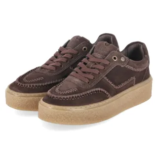 Palado Plateau Sneaker - Gr. 38 - Braun - Rauleder