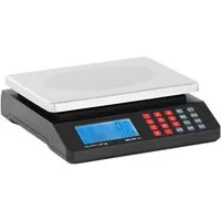 Steinberg Systems Präzisionswaage Preisrechenwaage 30 kg / 1 g Kontrollwaage Ladenwaage Marktwaage 2 LCD