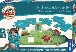 Kosmos Story Puzzle 68357 - Der kleine Siebenschläfer [15 Teile]