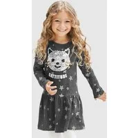 KIDSWORLD Jerseykleid Kleid mit Pailletten Shirtkleid mit süßer Paillettenapplikation