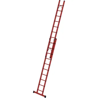 Munk Sprossen-Schiebeleiter 2-teilig GFK mit Standard-Traverse - 036610