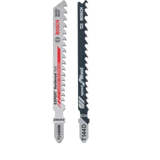 Bosch Stichsägeblatt-Set: T 144 D + 1 EXPERT Hardwood Fast T 144 DHM , 25-tlg. - 2608665202