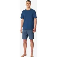 Schiesser Schlafanzug Casual Essentials (2 tlg) Schlafanzug, Pyjama Set, Nachtwäsche
