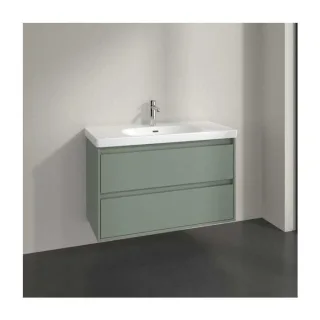 Villeroy und Boch Skyla Waschtischunterschrank C79900AF 2 Auszüge, 972 x 596 x 439 mm, Soft Green