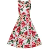 Hearts & Roses London A-Linien-Kleid Gracie Floral Swing Dress Rockabella Vintage Retro