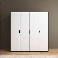 rauch Drehtürenschrank Kleiderschrank Schrank Garderobe Wäscheschrank NARAI viel Stauraum (in 3 verschiedenen Ausstattungen BASIC/CLASSIC/PREMIUM) Griffausfräsungen für eine grifflose Optik TOPSELLER MADE IN GERMANY