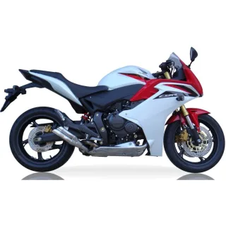 Sport Auspuff IXIL Hyperlow Edelstahl Honda CBR 600 F Bj. 2011-2014 PC41 eintragungsfrei +ABE