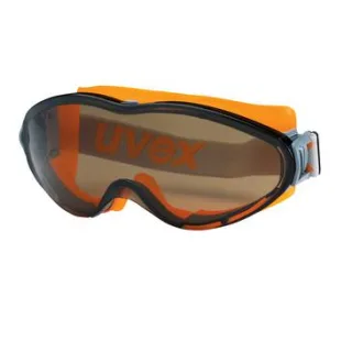 uvex Vollsichtbrille ultrasonic grau/orange - 9302247