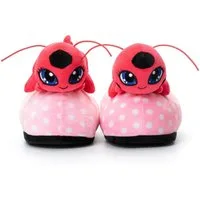 Corimori Miraculous Ladybug Tikki & Plagg, super weiche Plüsch Hausschuhe (Packung, Geschenk) Tikki
