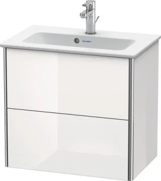 Duravit XSquare Waschtischunterbau wandhängend Nachtblau Seidenmatt 610x388x560 mm - XS416509898 XS416509898