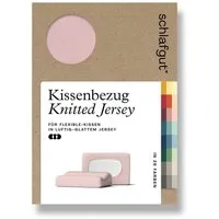 Schlafgut Kissenbezug Pure flexibler Kissenbezug für Nackenstützkissen, (1 Stück), Bio-Baumwolle mit Elasthan, mit Gummizug, bügelfrei