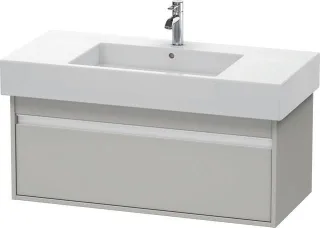 Duravit Ketho Waschtischunterbau wandhängend Betongrau Matt 1000x455x410 mm - KT669100707 KT669100707
