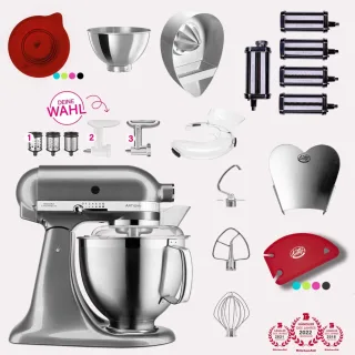 KitchenAid Artisan 4,8 Liter KSM185 Spar-Set Pasta Deluxe mit...