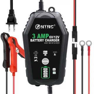 HTRC Battery Charger 6V 12V 3A 60W Car Motorcycle Charging Repair for Lead-acid Battery