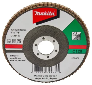 Makita Fächerschleifscheibe 125mm C120F - D-28117