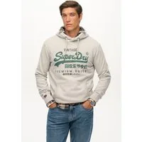 Superdry Kapuzensweatshirt VL DUO CLASSIC HOOD aus Baumwolle und Polyester, Regular Fit, mit Kordel an der Kapuze