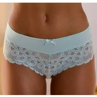 LASCANA Stringpanty mit extravaganter Spitze und Zierschleife