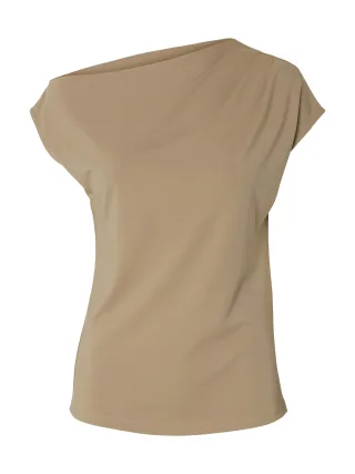 selected women - SLWMOLLY SS TOP Weathered Teak - Gr. - L