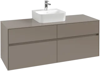 Villeroy & Boch Waschtischunterschrank Collaro C100B0 1400x548x500mm m. Bel. 4 Ausz. Waschtisch mitt C100B0AB