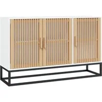 vidaXL Sideboard Sideboard Weiß 105x30x65 cm Holzwerkstoff (1 St)