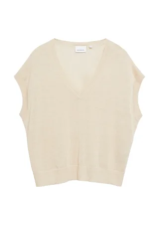 comma - Strickpullover beige - Gr. - S