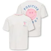 KIDS ONLY T-Shirt KOGROSITA LIFE S/S LOOSE PRINT TOP JRS mit gute Laune-Motiven