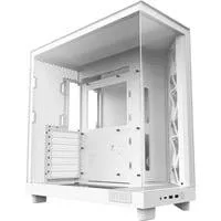 H6 Flow RGB , Tower-Gehäuse weiß, Tempered Glass