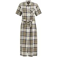 Barbour Hemdblusenkleid Midi-Kleid Fern