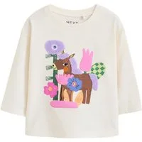 Next T-Shirt T-Shirt mit Grafik, Pferd (1-tlg)