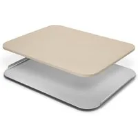 TAINO Pizzastein, (Set mit Blech), Cordierit, hitzebeständig, mit Servierblech aus Aluminium