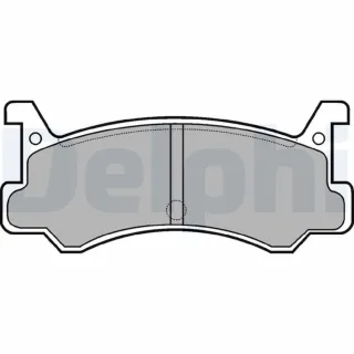 Delphi Bremsbel?ge hinten Daihatsu Charade Gran Mazda 323 Mx-3