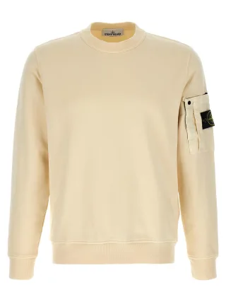 Stone Island Beiges Baumwoll-Sweatshirt