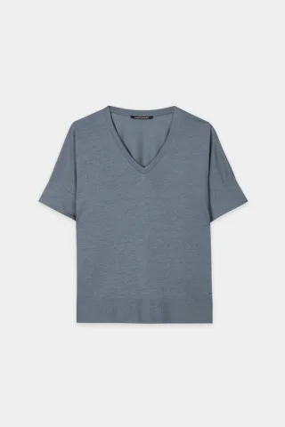 Luisa Cerano - Shirts Weiblich tinted blue - Gr. - 36