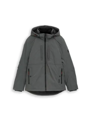 Tom Tailor - Funktionsjacke mit abnehmbarer Kapuze Darkest Olive - Gr. - XL