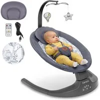 lionelo Babywippe RALF, 2in12-stufige VerstellungVon der Geburt bis 9 kg