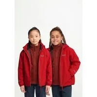 Jack Wolfskin 3-in-1-Funktionsjacke ICELAND 3IN1 JKT K für Kinder, mit Fleece, wasser- und winddicht, atmungsaktiv